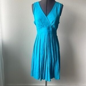 NWT Orsay dress v neck size 10 Teal blue with tie